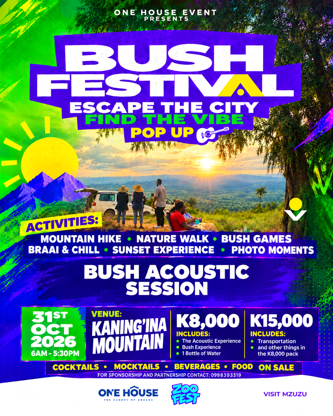 Bush Festival - Escape the city Pop Up